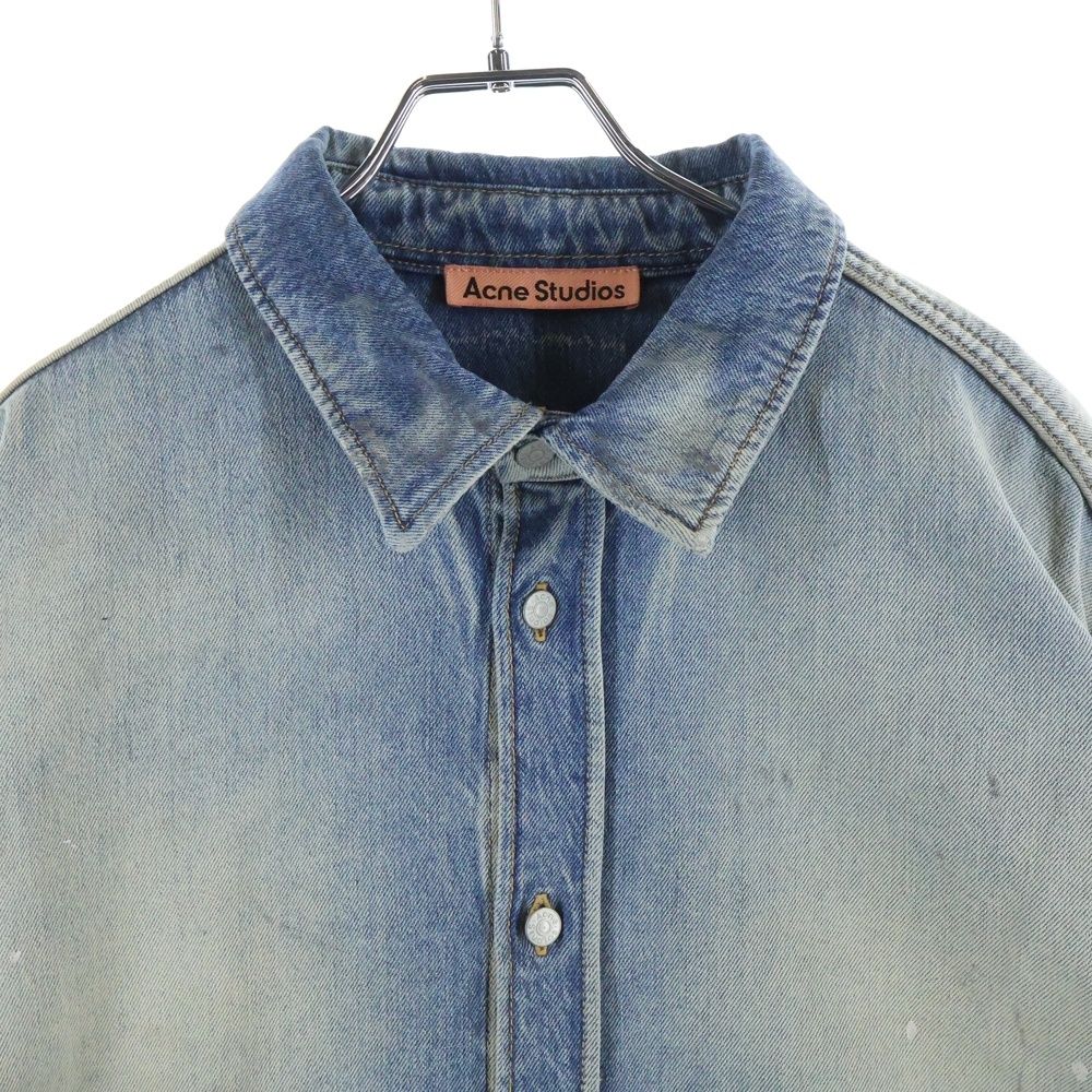 Acne Studios (アクネ ストゥディオズ) ペンキ加工 デニムシャツ