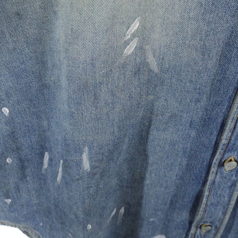 Acne Studios (アクネ ストゥディオズ) ペンキ加工 デニムシャツ