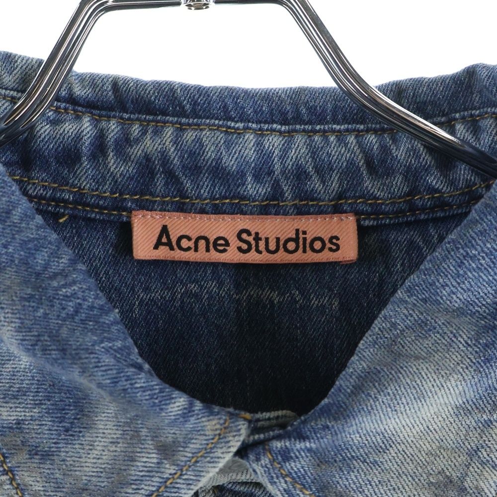 Acne Studios (アクネ ストゥディオズ) ペンキ加工 デニムシャツ