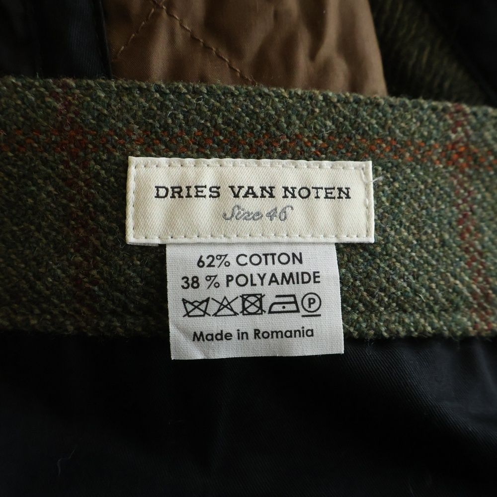 DRIES VAN NOTEN (ドリスヴァンノッテン) チェック柄切り替え マルチ