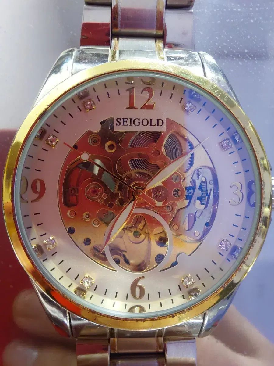 SEIGOLD スケルトン オートマチック時計