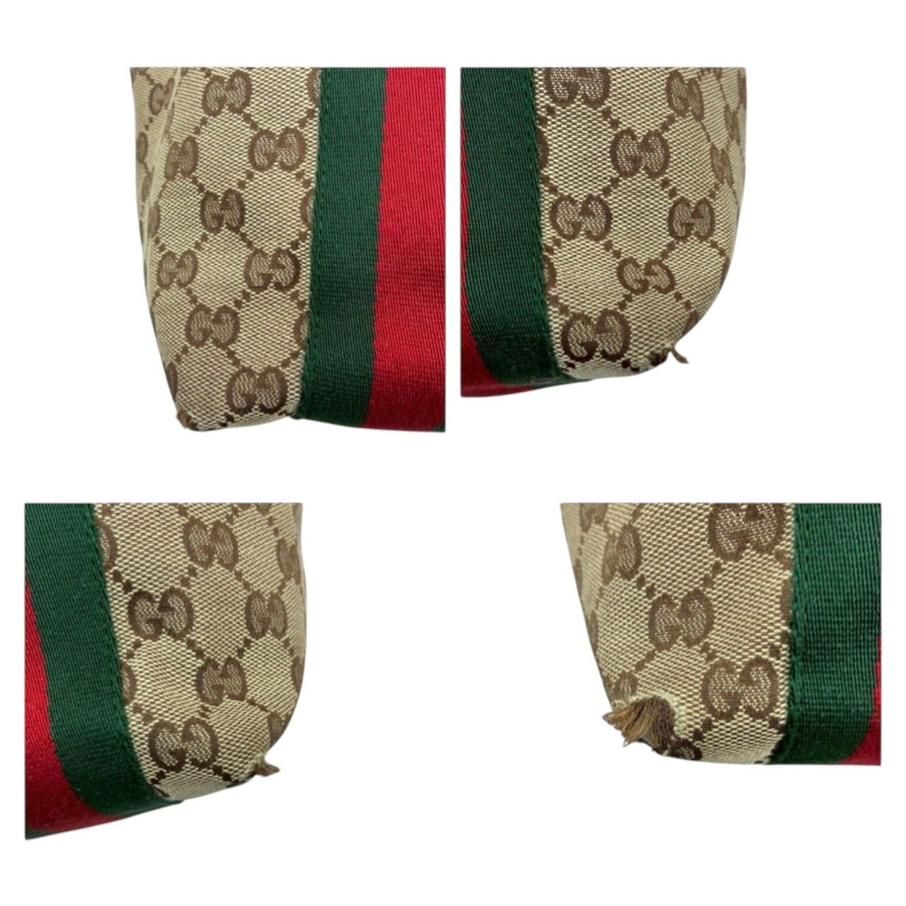 GUCCI グッチ シェリーライン ベージュ ゴールド金具 GGキャンバス