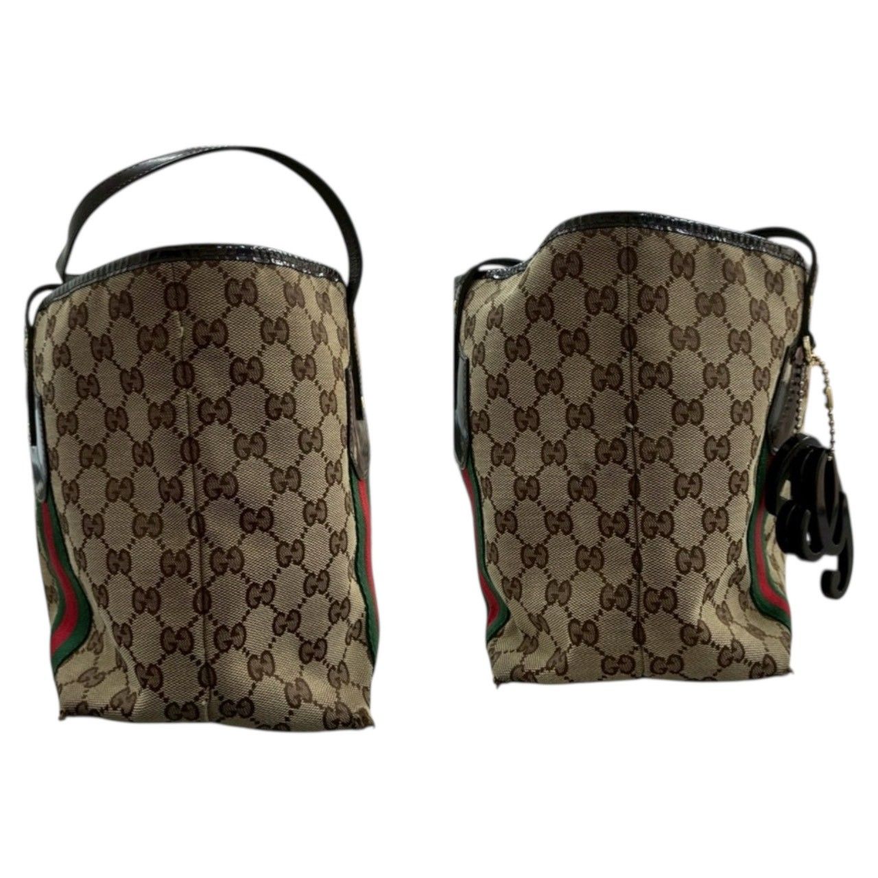 GUCCI グッチ シェリーライン ベージュ ゴールド金具 GGキャンバス