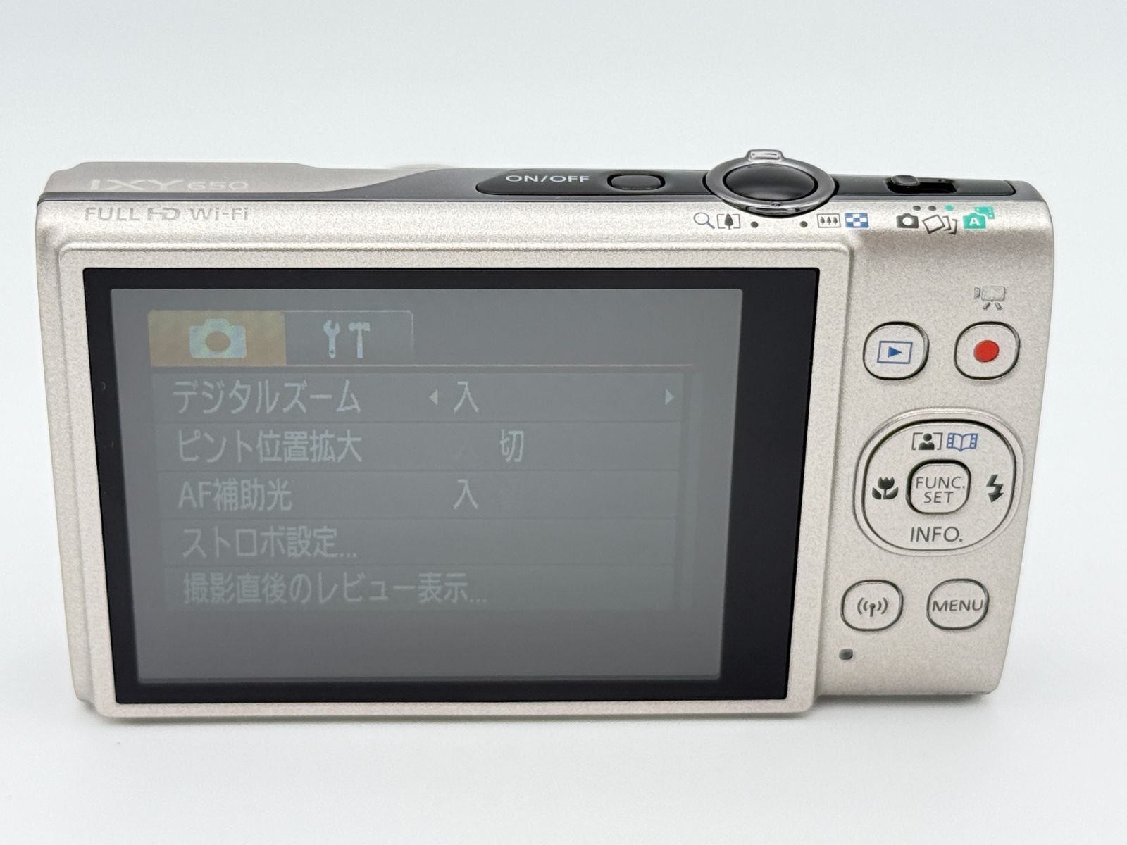CANON IXY 650 シルバー SDカード付 キャノン イクシー デジタルカメラ 