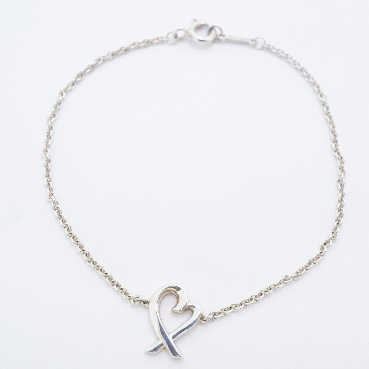 6jbb0159】ティファニー ブレスレット ラビングハート シルバー925