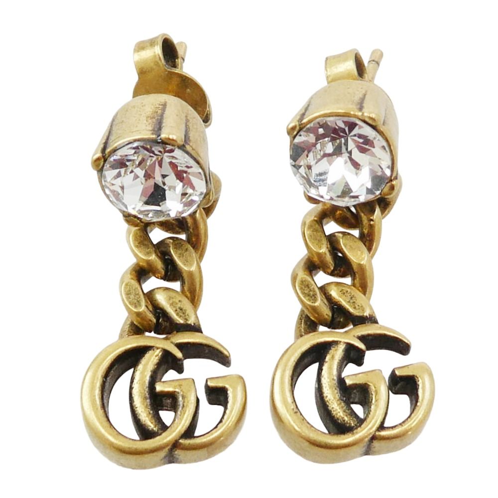 GUCCI グッチ Crystal Double G クリスタル ダブルG GG ラインストーン 
