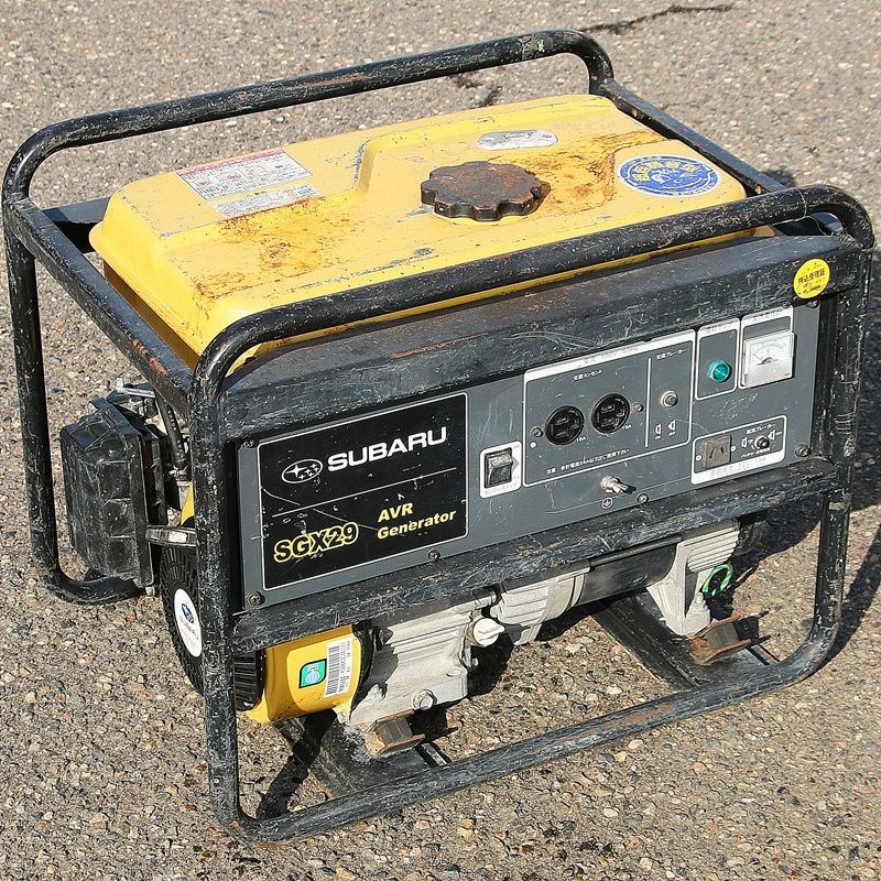 新潟 ジャンク スバル 発電機 SGX29 100V ガソリン 修理 整備