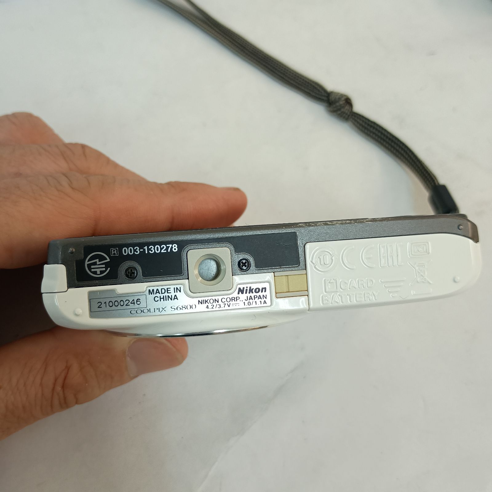 Nikon COOLPIX S6800 コンパクトデジタルカメラ ホワイト 1602万画素