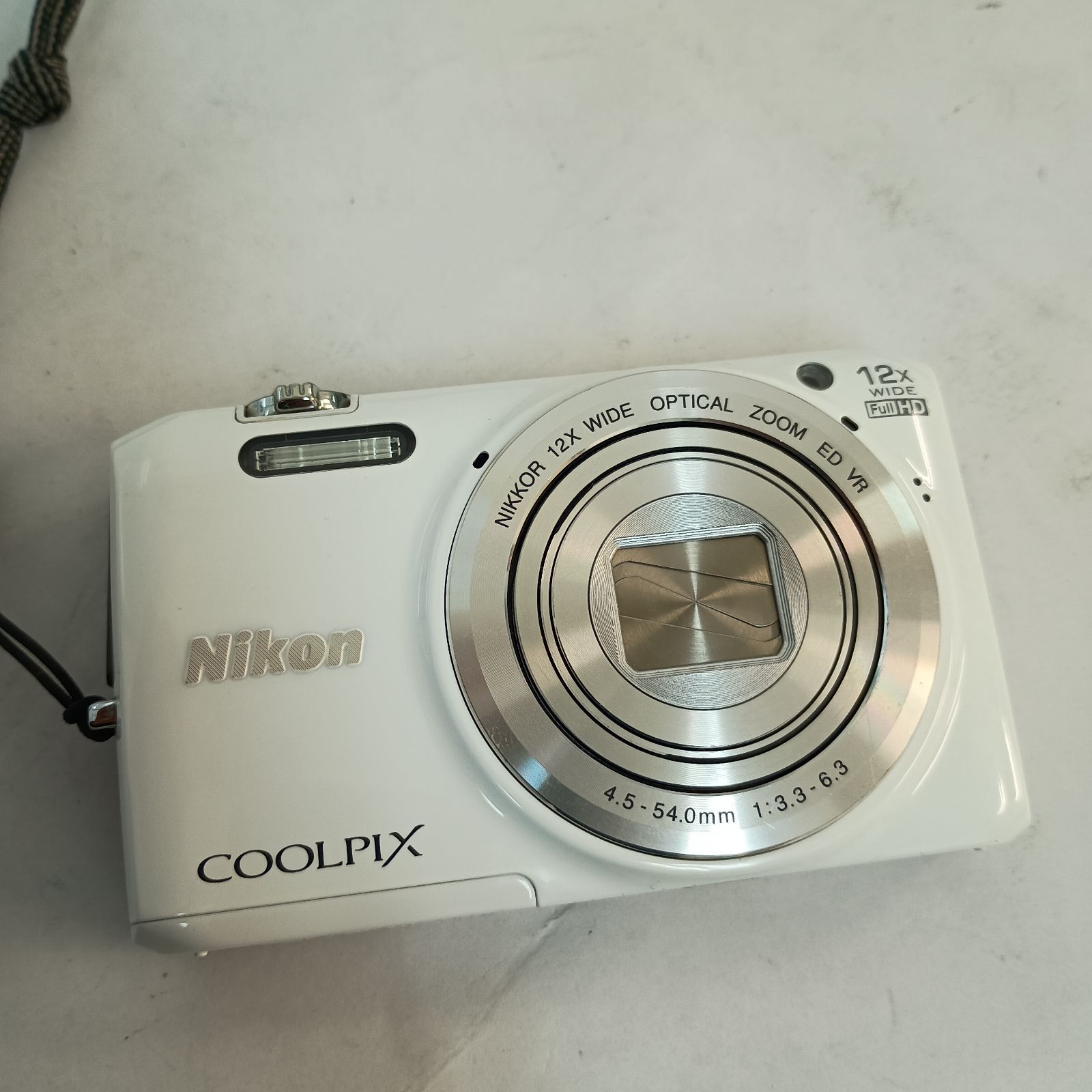Nikon COOLPIX S6800 コンパクトデジタルカメラ ホワイト 1602万画素