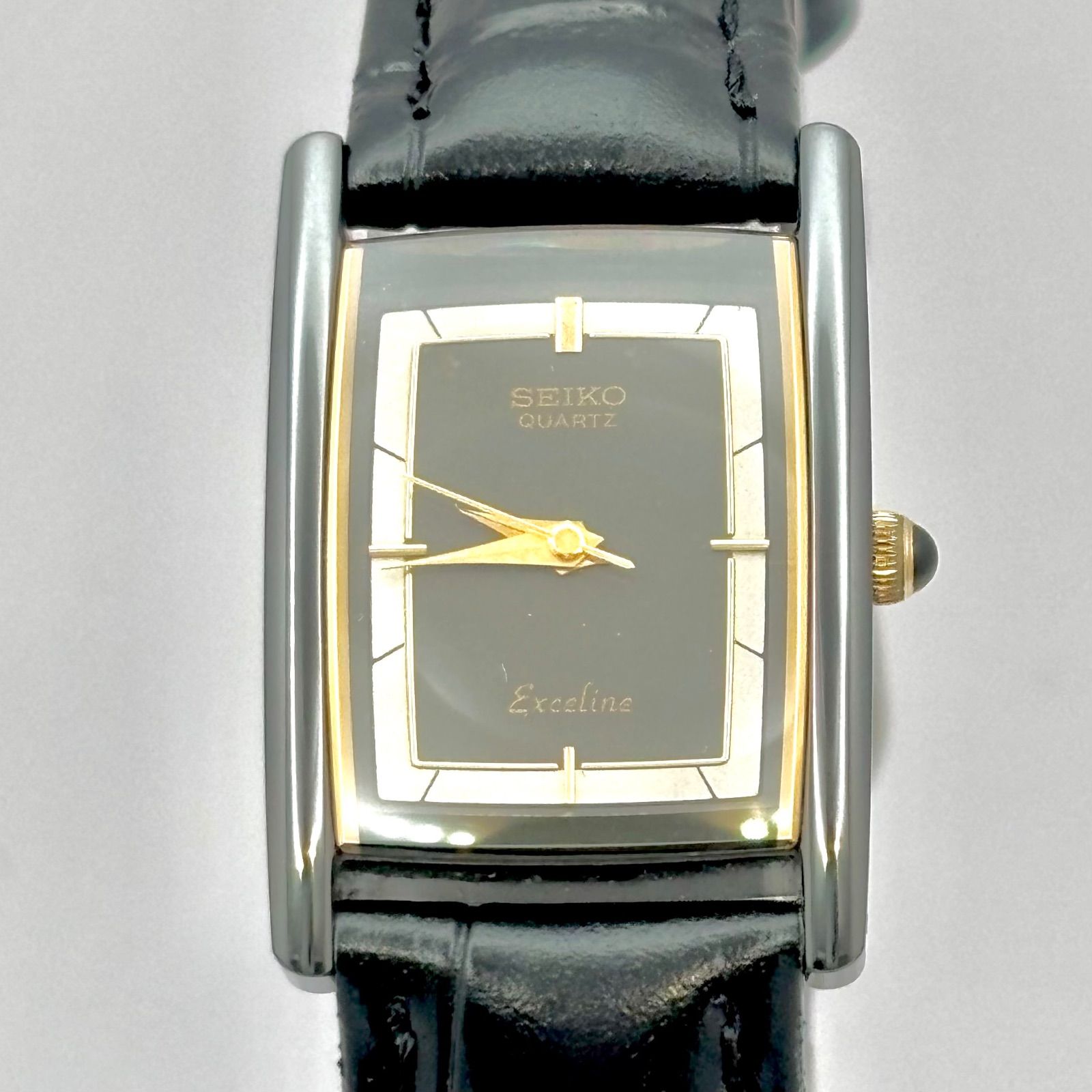 美品/新品電池】SEIKO セイコー Exceline エクセリーヌ ブラック