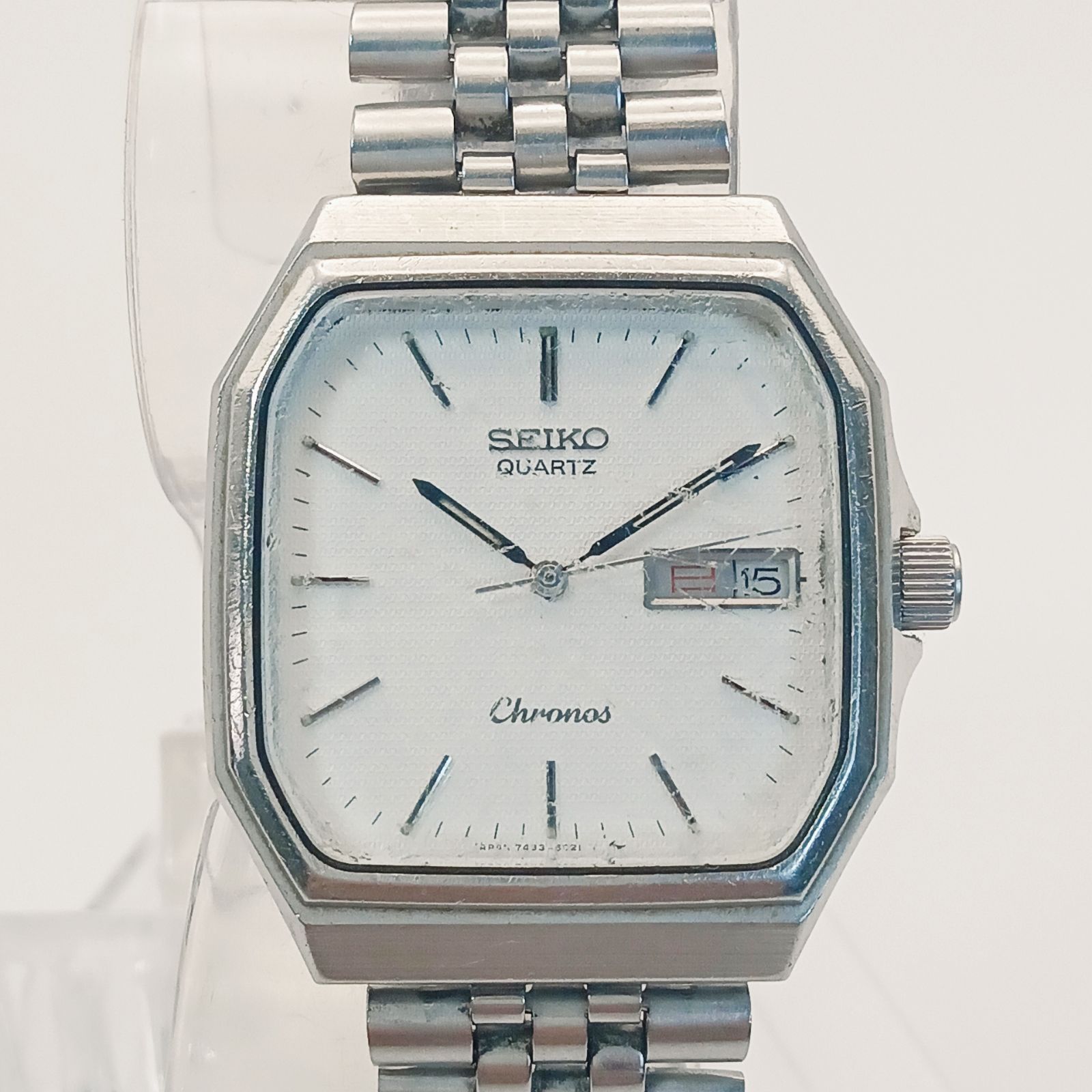 全国販売店 【稼働 良品】0215-4 SEIKO Chronos セイコー クロノス 