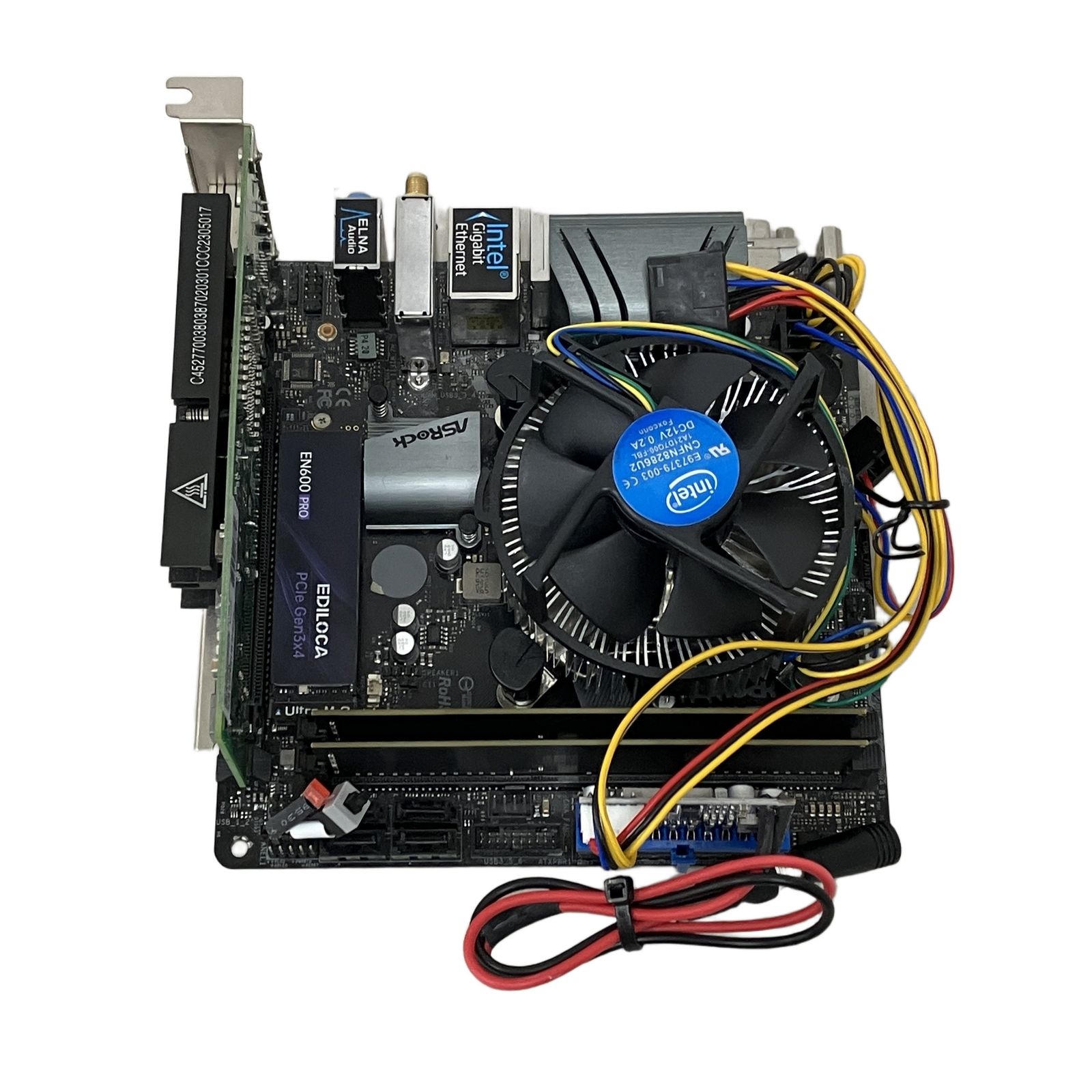 自作 PC デスクトップ パソコン i3 9100T 16GB SSD 256GB ケース無 OS