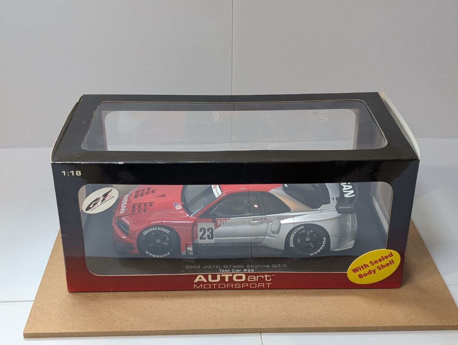 R34 1/18AUTOart スカイラインGTR2003年テストカー - メルカリ