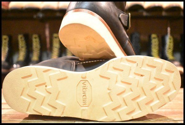 9.5E 美品 黒タグ】Chippewa チペワ ハイランダー ショートモック