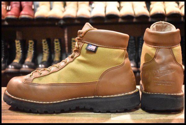 10EE 良品 白タグ】Danner ダナーライト 30420X 茶 ブラウン カーキ