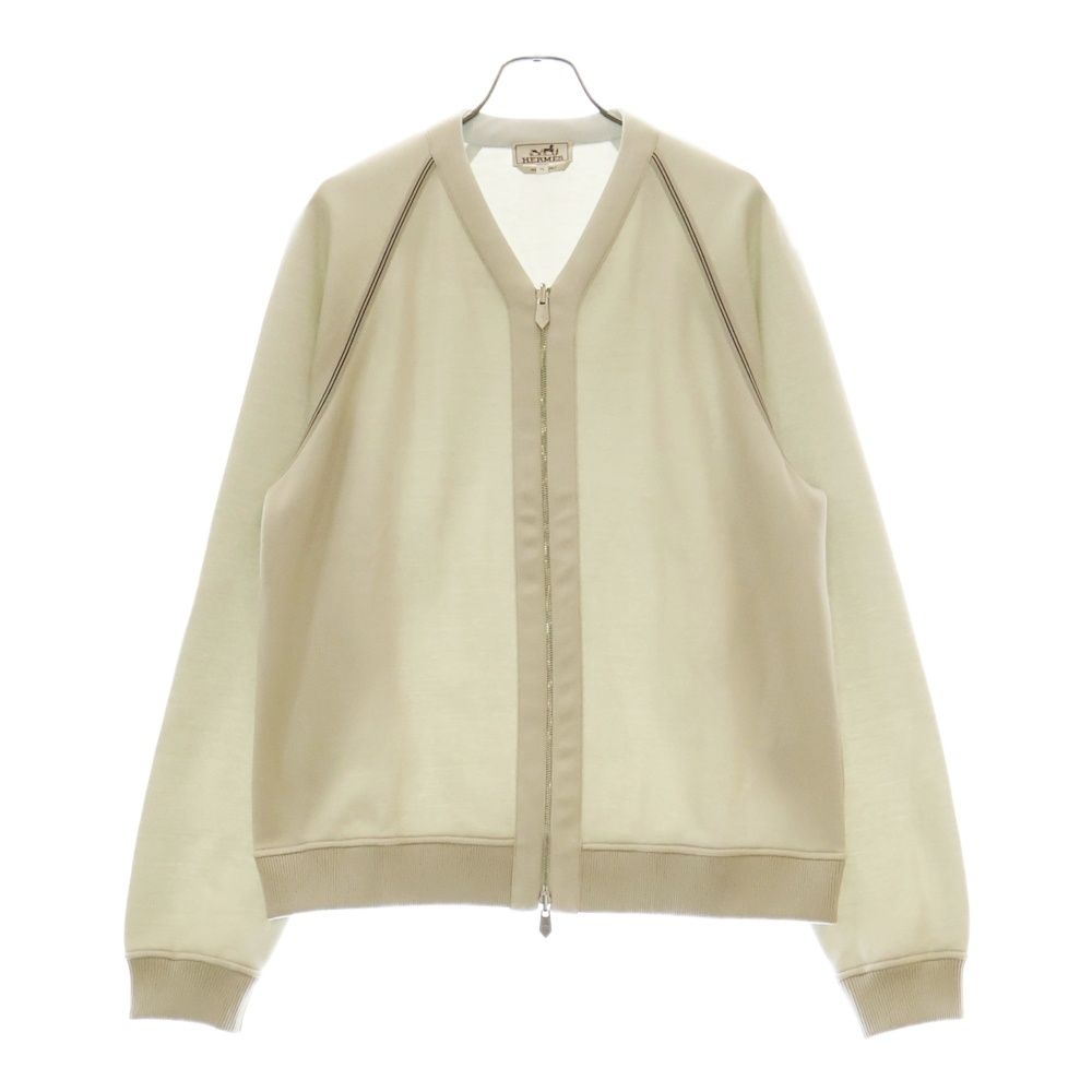 HERMES (エルメス) ジップアップ スウェット ブルゾン ジャケット