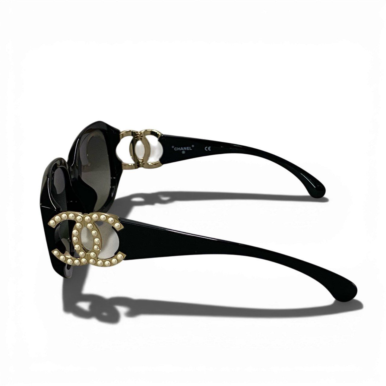 CHANEL(シャネル)サングラス 71501-A ココマーク パール ブラック b15 CHANEL シャネル パールココマーク サングラス 小物 71501-A S2271