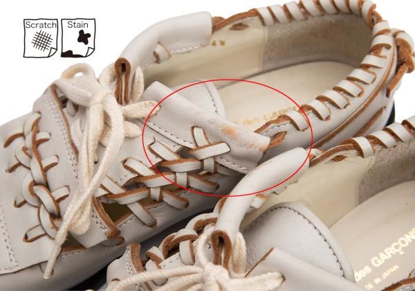 コムデギャルソンCOMME des GARCONS グローブデザインレザーシューズ