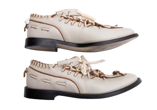 コムデギャルソンCOMME des GARCONS グローブデザインレザーシューズ