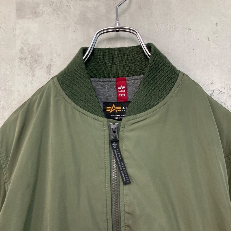 ALPHA INDUSTRIES アルファインダストリーズ カーキ TA1340-8003 MA-1
