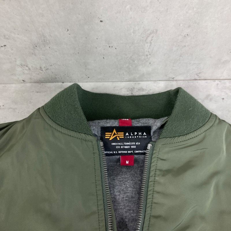 ALPHA INDUSTRIES アルファインダストリーズ カーキ TA1340-8003 MA-1