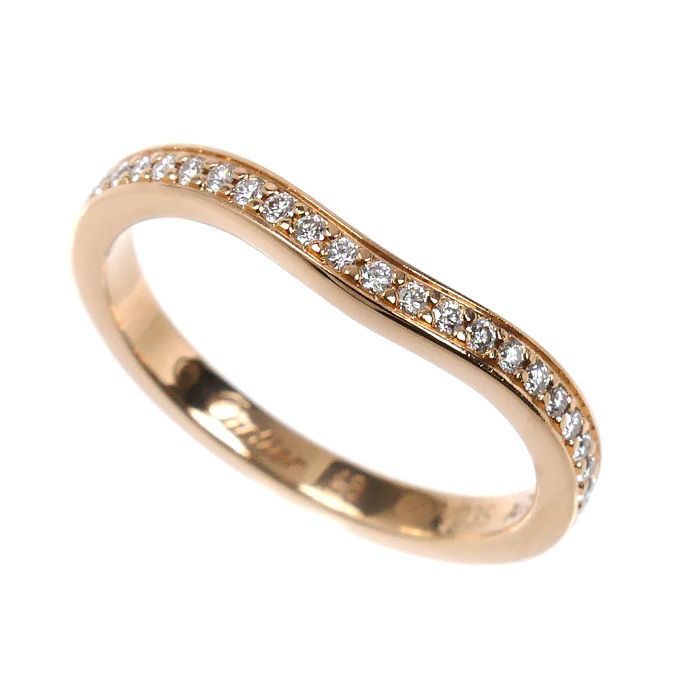 CARTIER カルティエ K18PG ピンクゴールド バレリーナカーブ ハーフ 