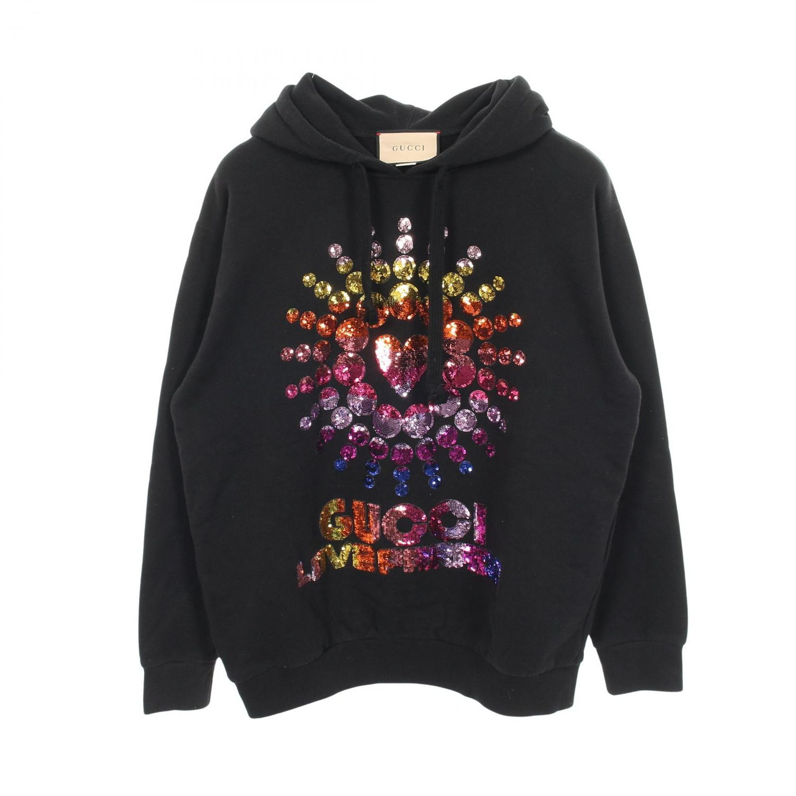 グッチ GUCCI パーカー LOVE PARADE コットン パーカー メンズ Used A