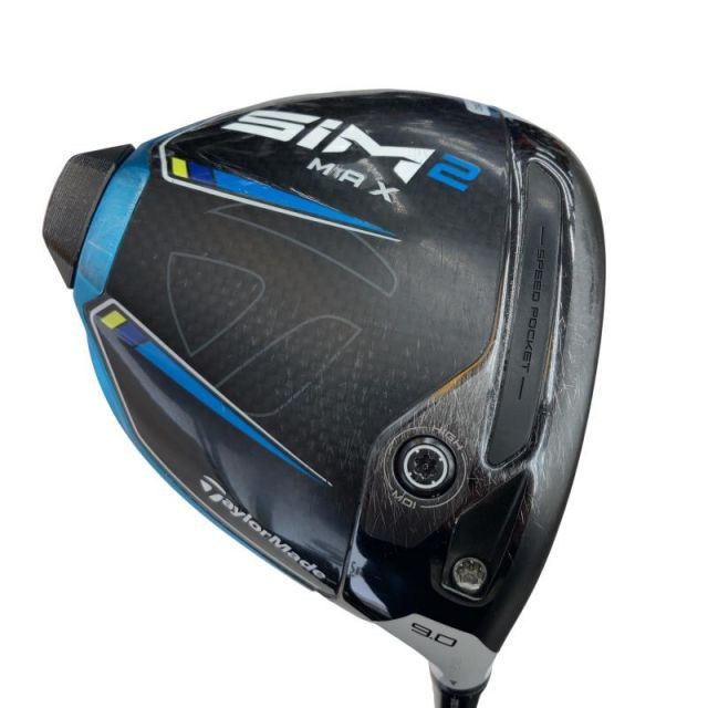  テーラーメイド SIM2 MAX  9 ドライバー DR 純正特注シャフト (フレックスX) メンズ 男性用 右利き 右用 Bランク ゴルフクラブ