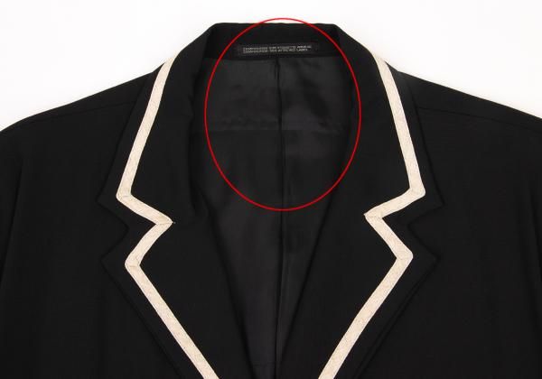 ヨウジヤマモト プールオムYohji Yamamoto POUR HOMME ウールギャバ