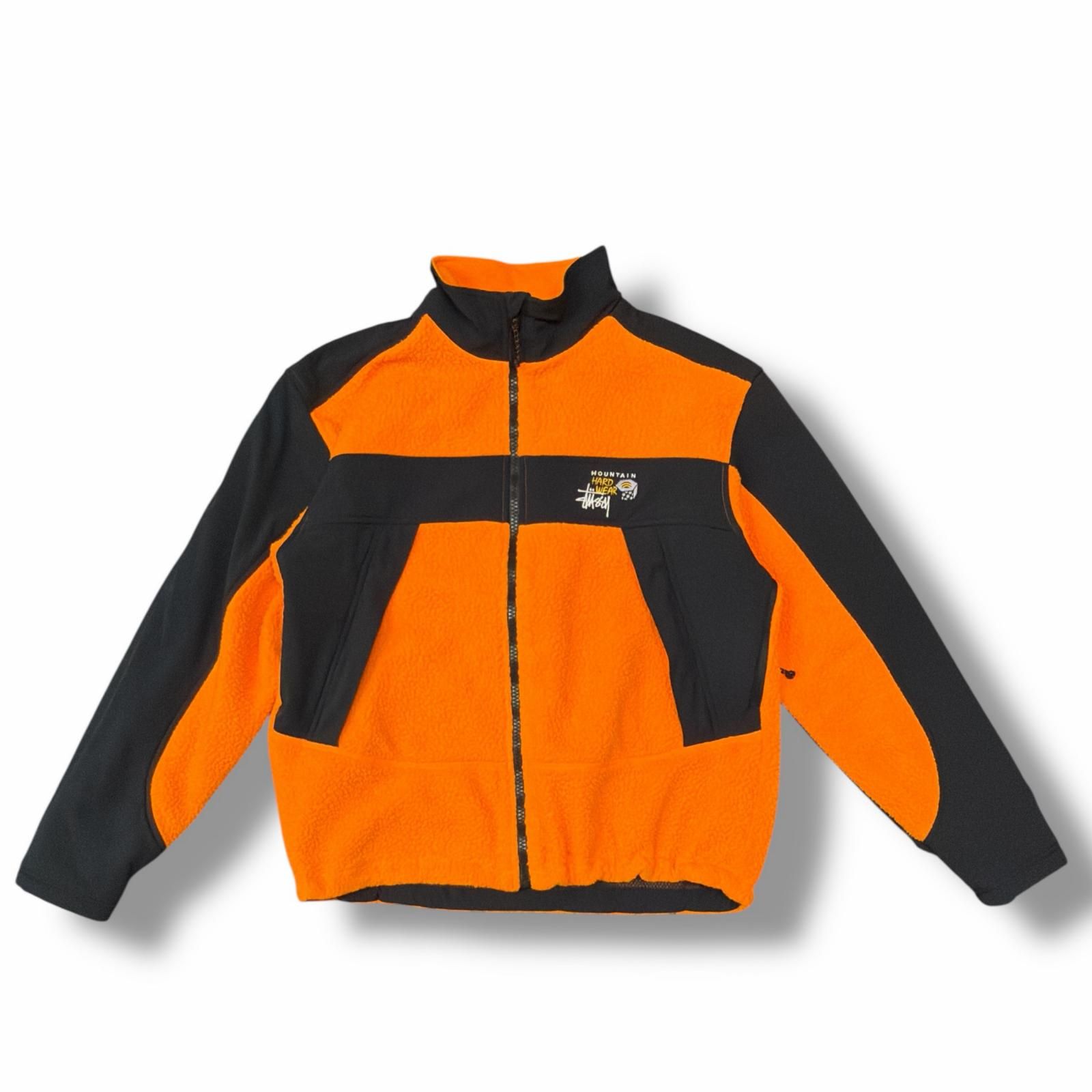 STUSSY  × Mountain Hardwear FULL ZIP FLEECE JACKET フルジップフリースジャケット ステューシー  × マウンテンヘッドウェア OM0337 オレンジ L （9337M） STUSSY × Mountain Hardwear FULL ZIP FLEECE JACKET フルジップ