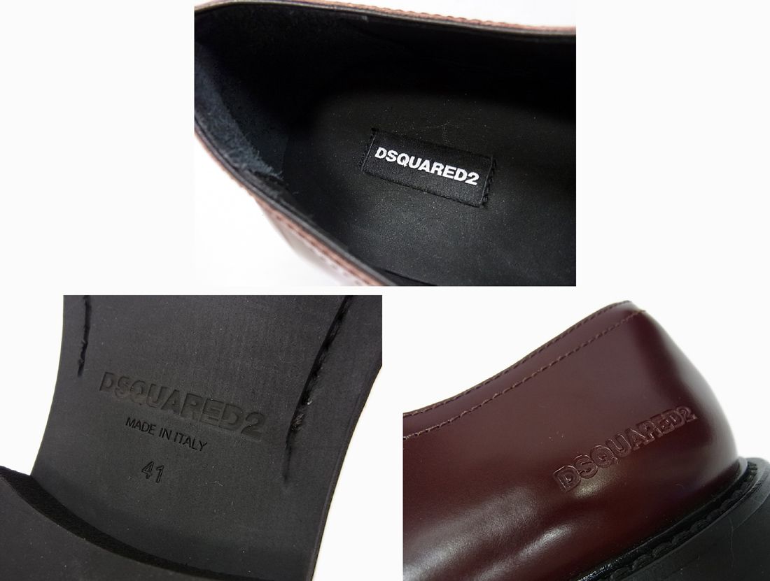 クーポン配布中】未使用 定価119,000円◇Dsquared2 ダービーシューズ