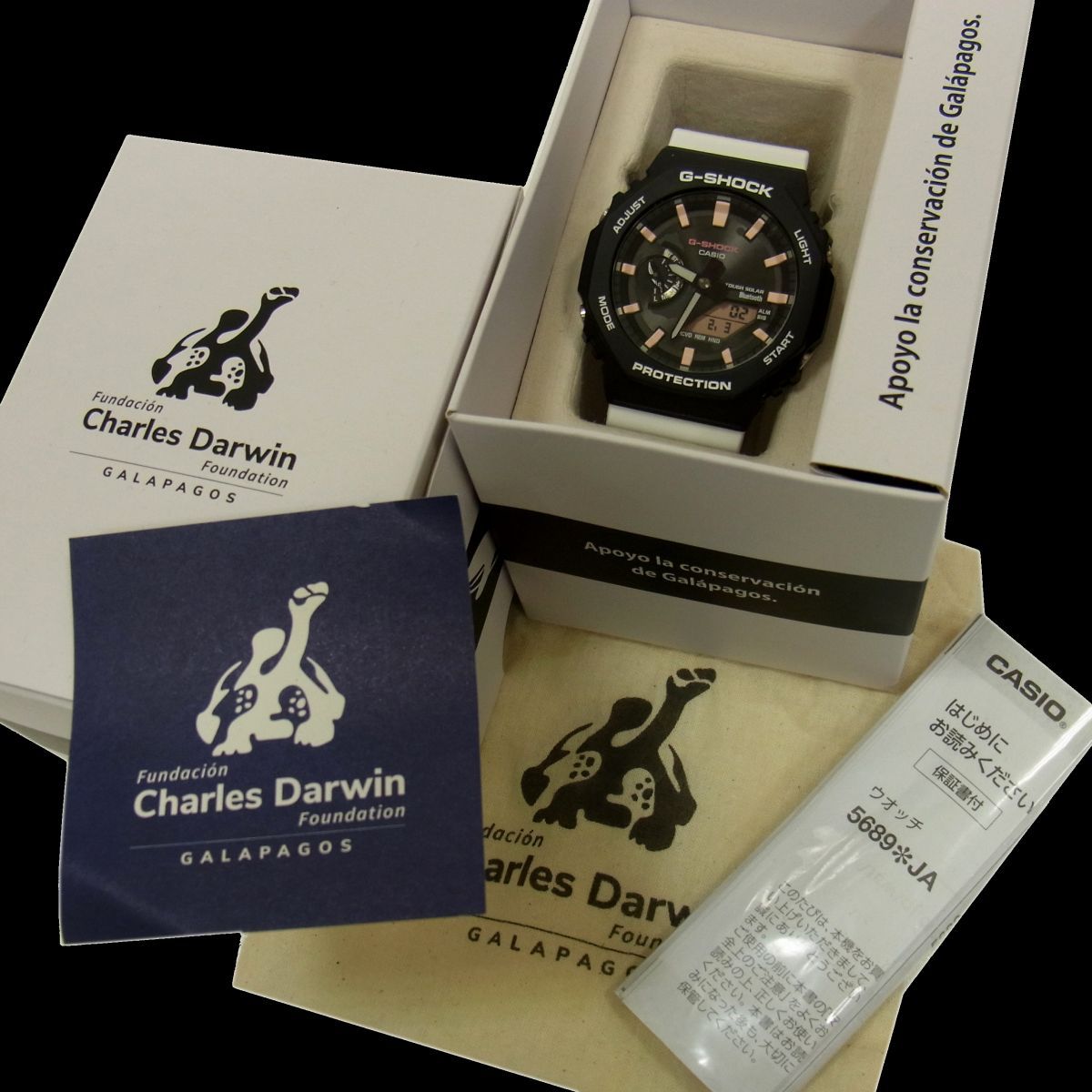 未使用◇CASIO G-SHOCK GA-B2100CD-1A7JR Charles Darwin Foundation