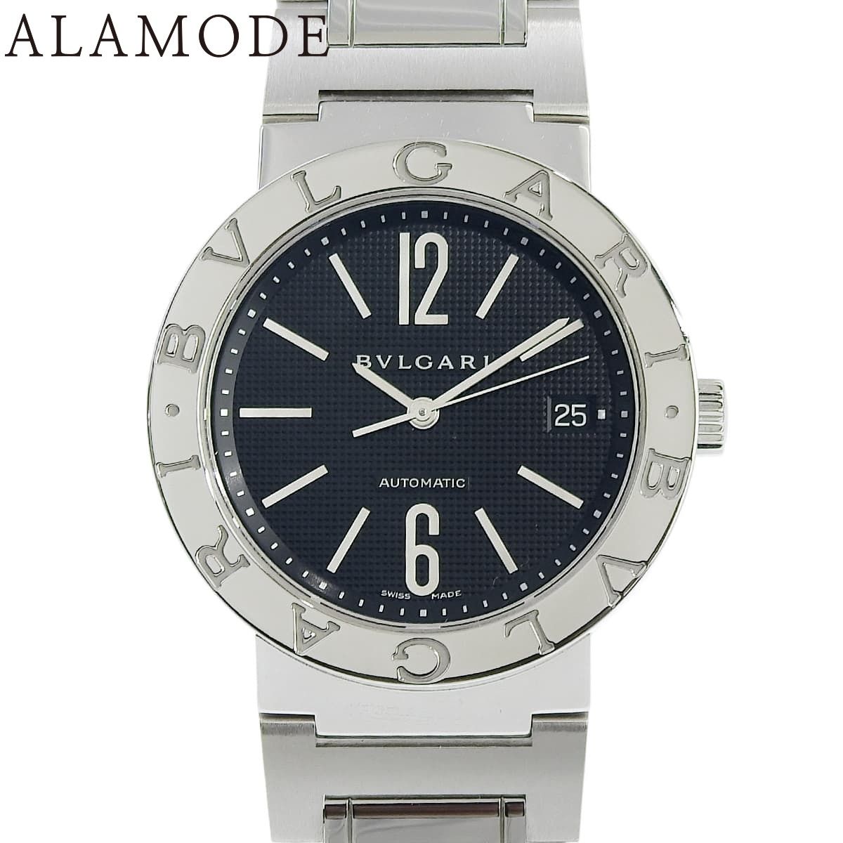 ブルガリ ブルガリブルガリ BB38SSAUTO SS ブラック 自動巻き メンズ 41100092771 アラモード