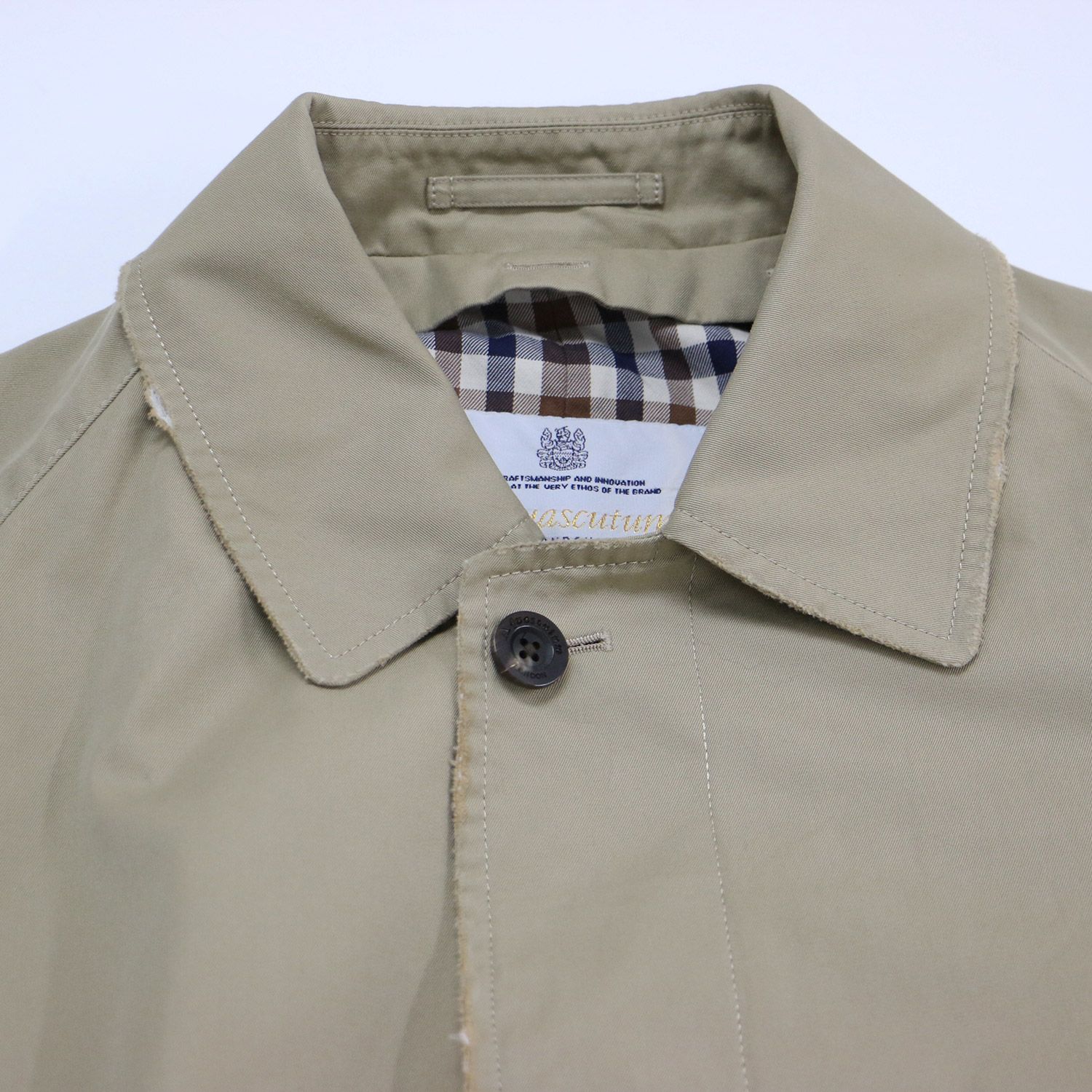 Aquascutum アクアスキュータム × INSCRIRE × Bshop ステンカラー