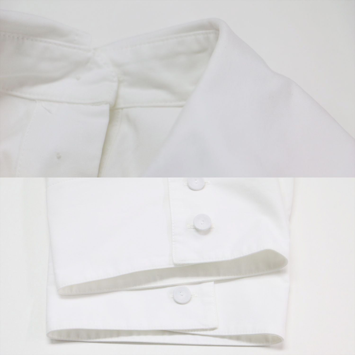 JIL SANDER ジル・サンダー シャツ ホワイト 白 サイズ:32(XXS) / 24春夏 コットン ワイドカラー ボックスシャツ / SHIRT 74 チュニック 長袖 ワイド スリット / イタリア製 / トップス ブラウス【レディース】【中古】 JIL SANDER ジル・サンダー シャツ ホワイト 白 サイズ:32(XXS) / 24春