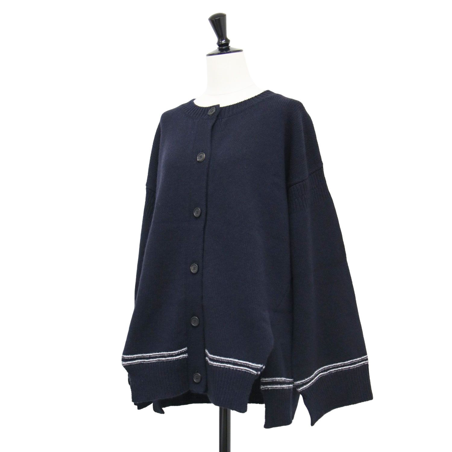 MARNI マルニ カーディガン ネイビー 紺 サイズ:40(M) | 24秋冬 バック 