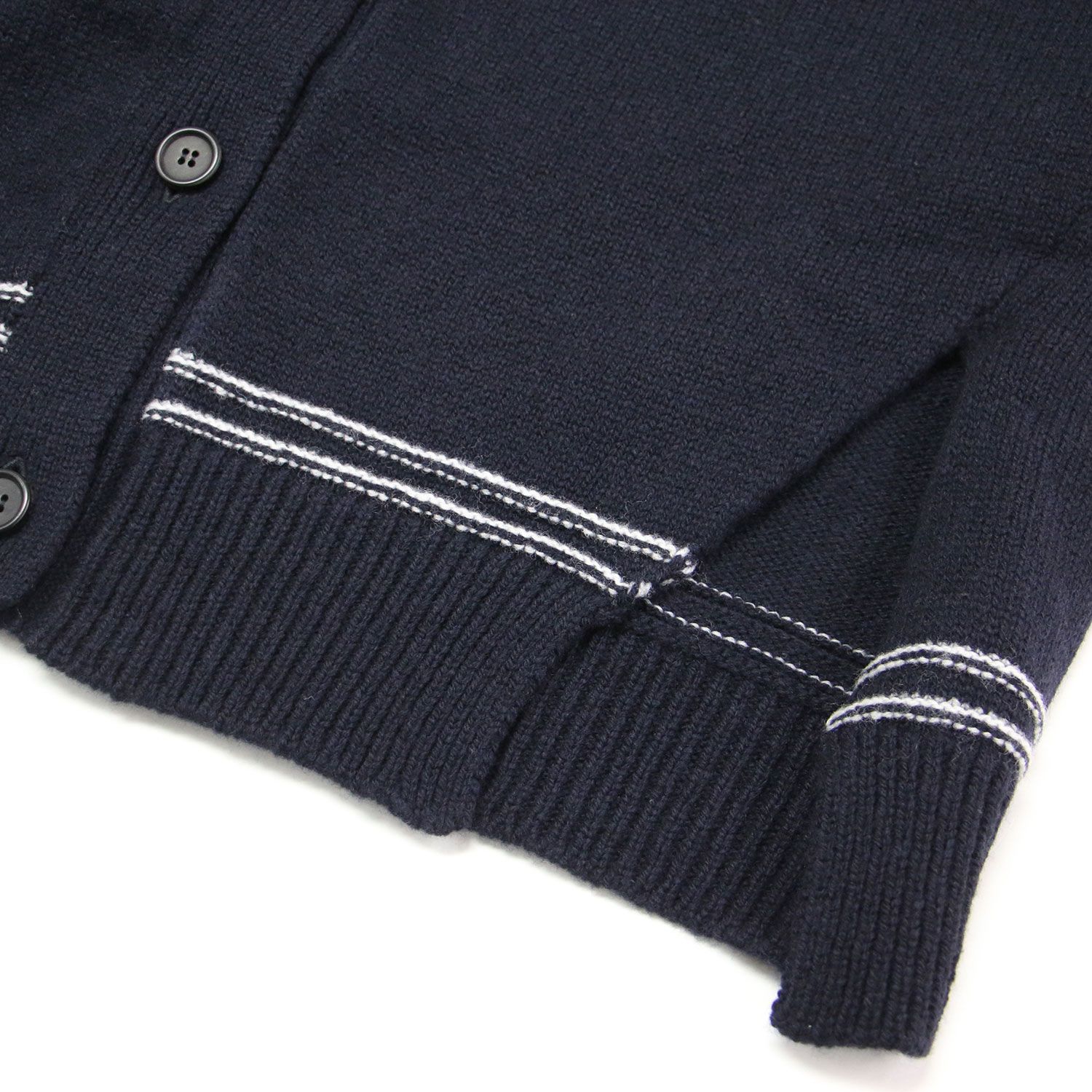 MARNI マルニ カーディガン ネイビー 紺 サイズ:40(M) | 24秋冬 バックロゴ キモノスリーブ カーディガン / ニット | クルーネック 長袖 ウール | イタリア製 | トップス セーター【レディース】【中古】 MARNI マルニ カーディガン ネイビー 紺 サイズ:40(M) | 24秋冬 バック