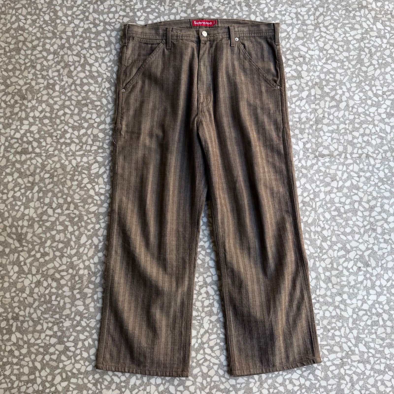 Supreme / 90's- herringbone painter 34 シュプリーム ヘリンボーン