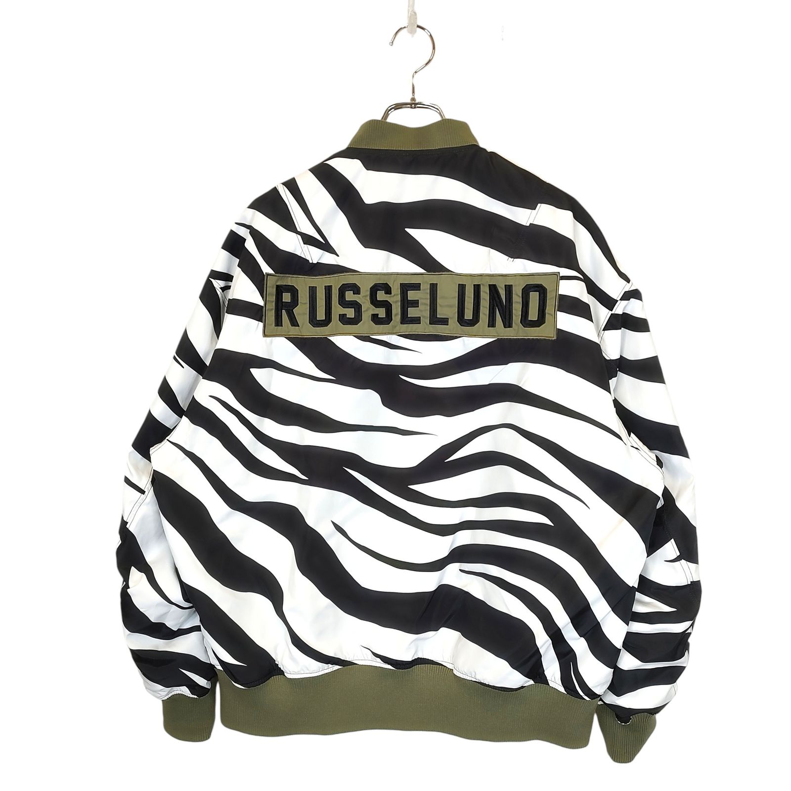 RUSSELUNO ラッセルノ ゴルフ 23AW REVERSIVLE JAKET ルチャ ゼブラ柄