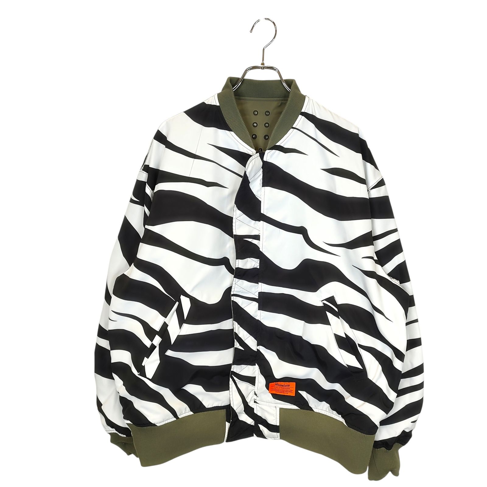 RUSSELUNO ラッセルノ ゴルフ 23AW REVERSIVLE JAKET ルチャ ゼブラ柄