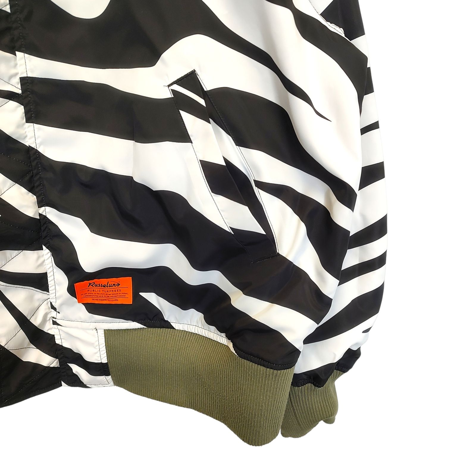 RUSSELUNO ラッセルノ ゴルフ 23AW REVERSIVLE JAKET ルチャ ゼブラ柄