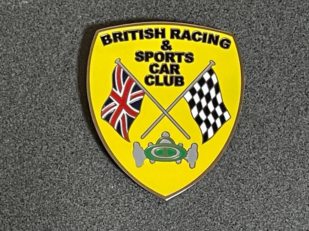 BRSCC ブリティッシュ レーシング スポーツ グリルバッジ カーバッジ 