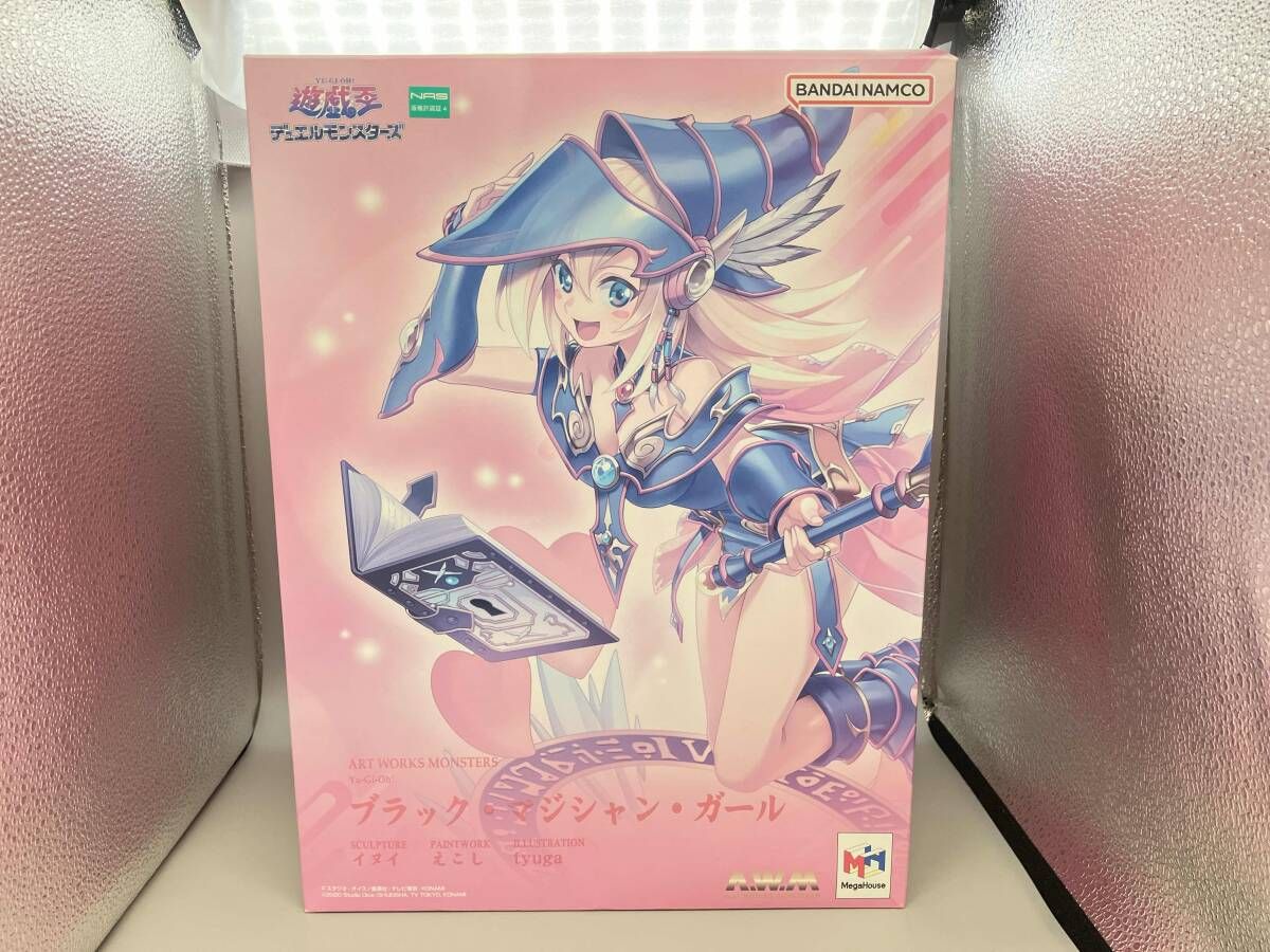 未使用品】メガハウス ブラック・マジシャン・ガｰル ART WORKS 