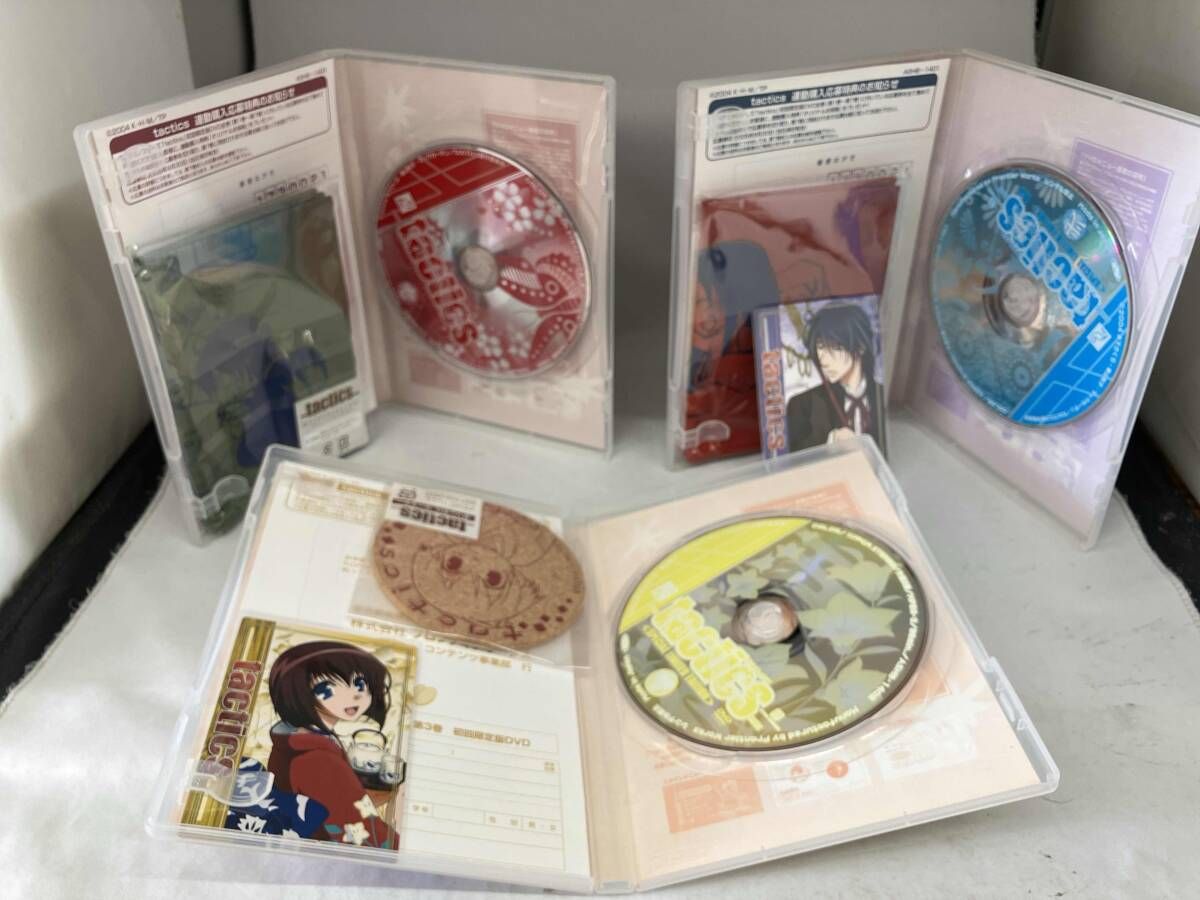DVD 【※※※】[全7巻セット]tactics 第1~7巻(初回限定版)（1巻カード欠品