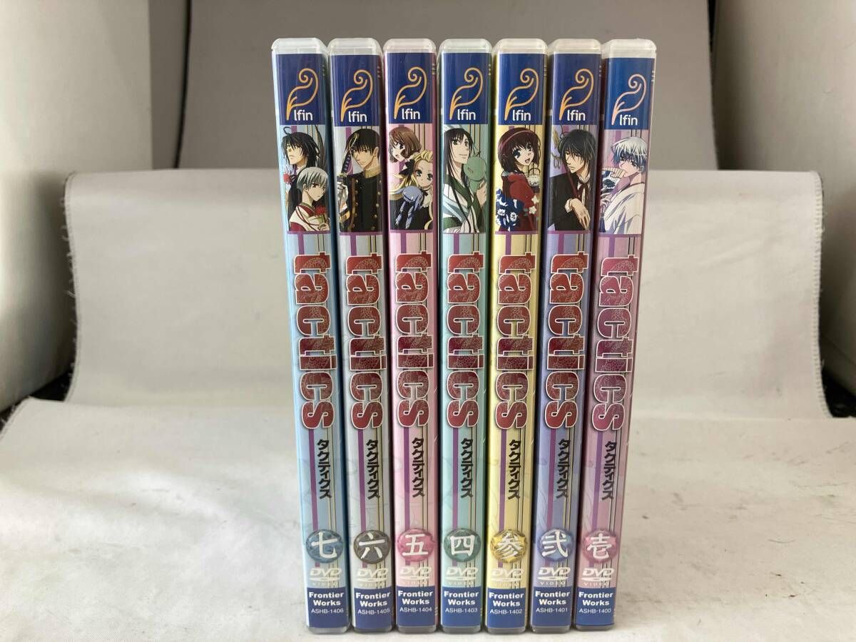DVD 【※※※】[全7巻セット]tactics 第1~7巻(初回限定版)（1巻カード欠品