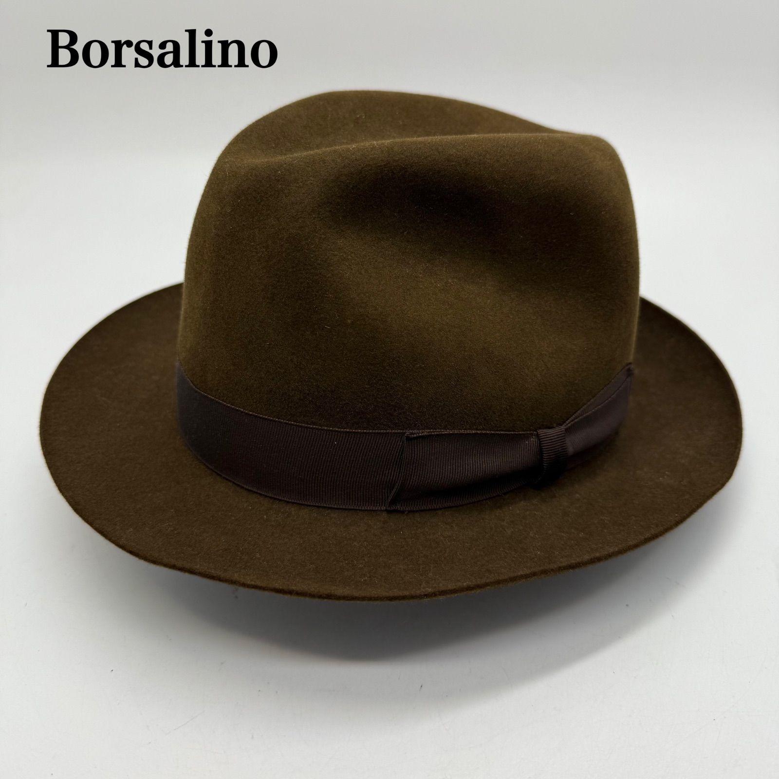Borsalino ITALY old vintage HAT 55cm ボルサリーノ イタリア製 