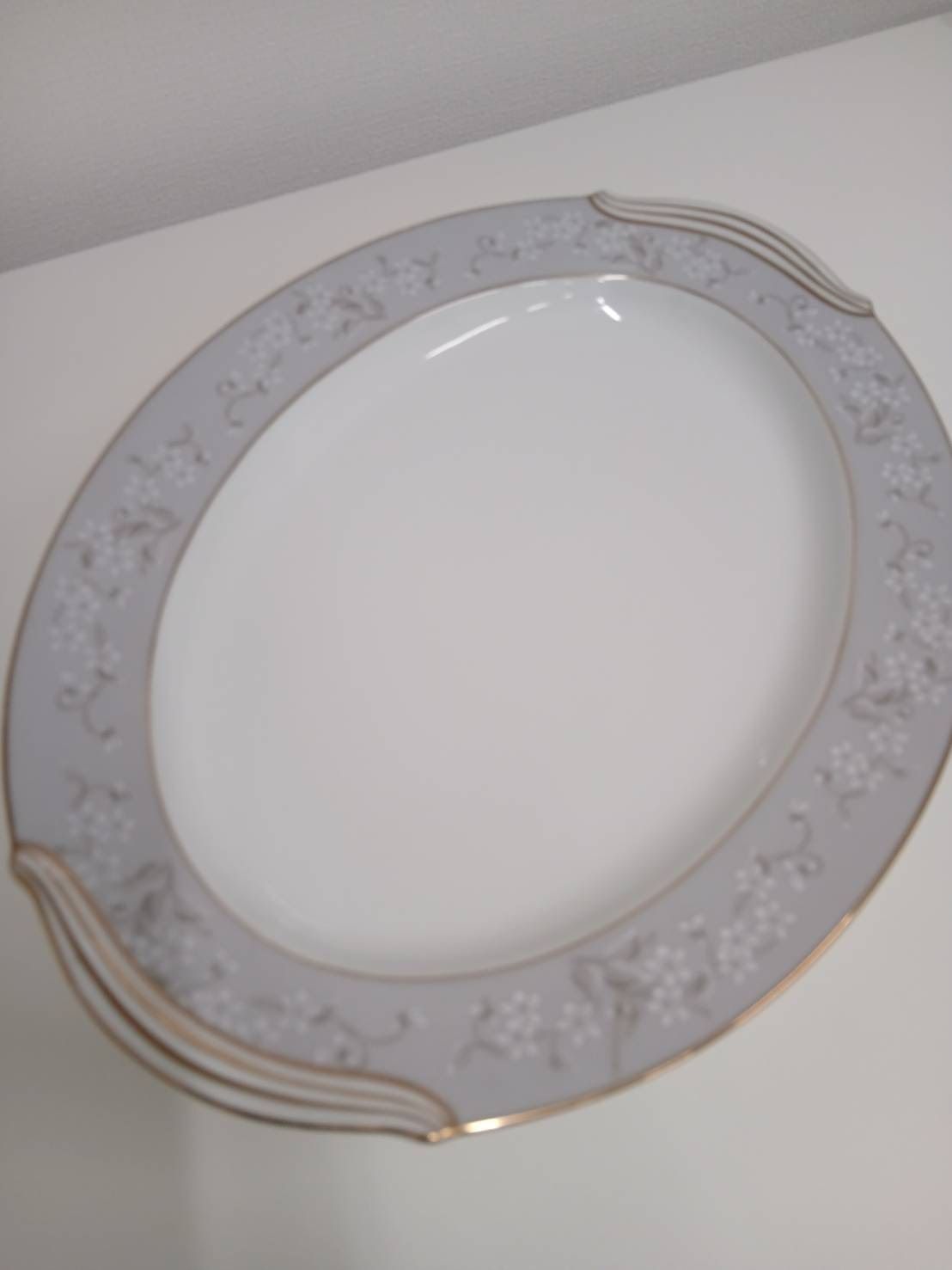 ノリタケ 楕円形 レトロ大皿 - メルカリ