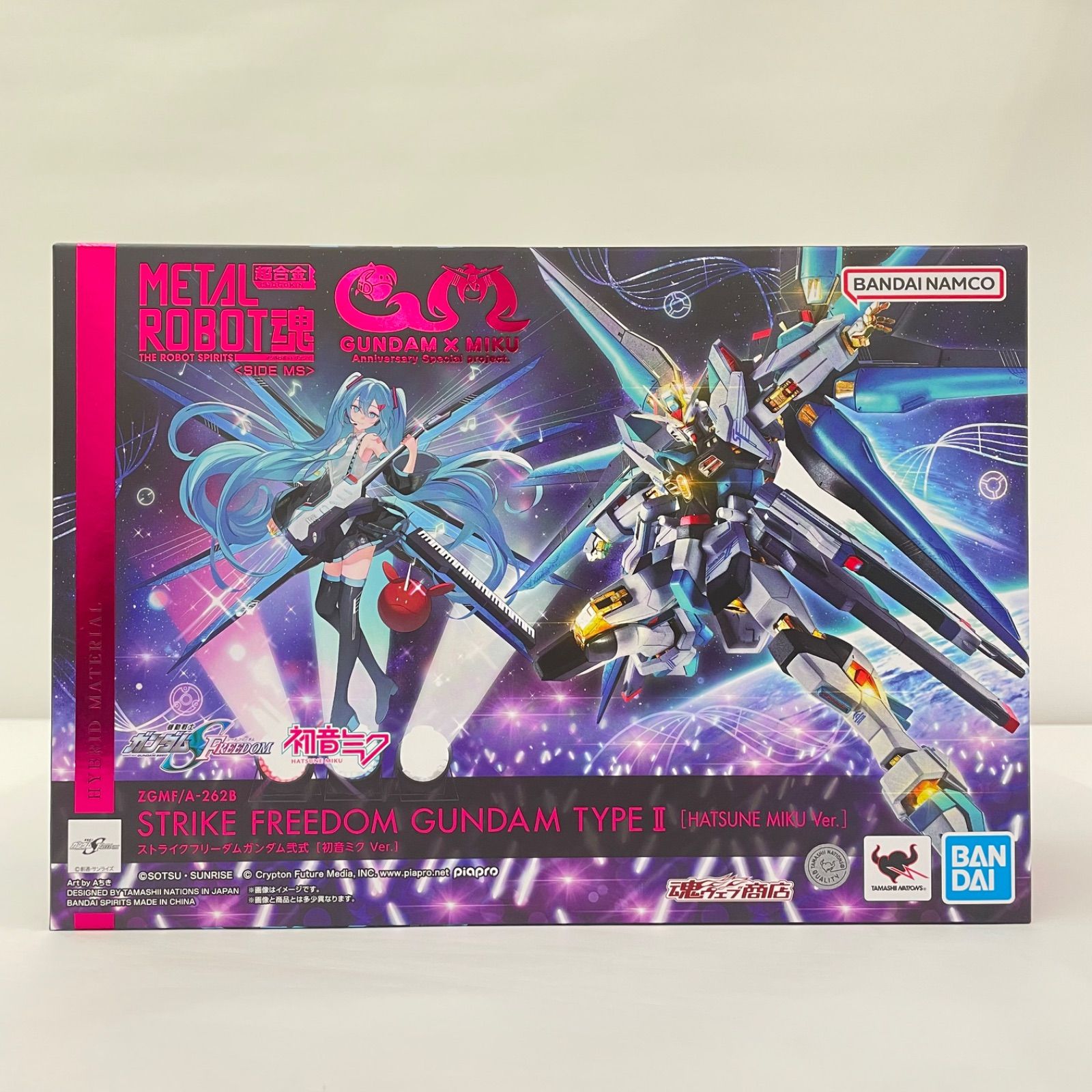 未開封 メタルロボット魂 ストライクフリーダムガンダム弐式 初音ミク 