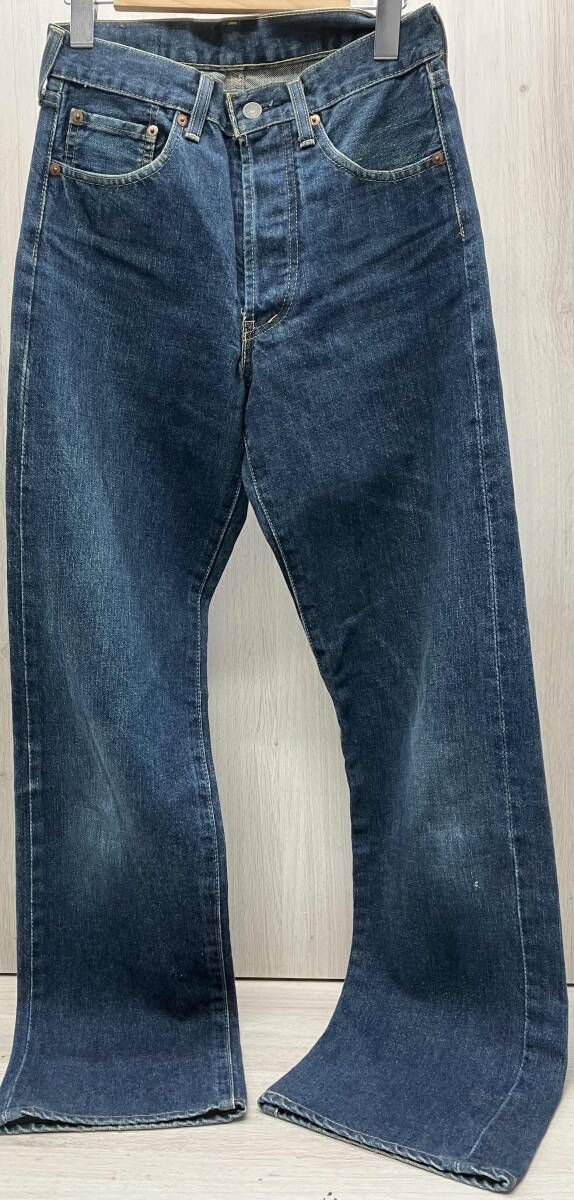 LEVI´S ジーンズ 503B 日本製 ボタン裏J22 表記サイズ28 ブルー 
