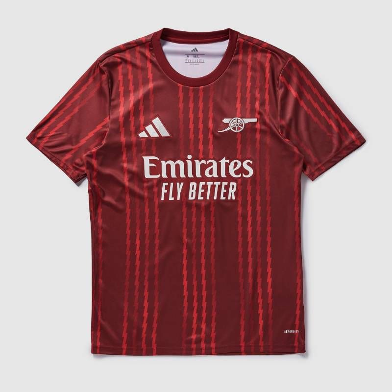 【送料無料・匿名配送】adidas アディダス アーセナル 25/26 プレマッチ シャツ Tシャツ トレーニングシャツ バーガンディ 新品 正規品